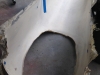 The female mold released from the old body/male buck