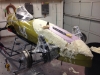 Using the sureform file to shape the foam.