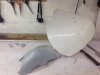 Nose mold with buck pieces removed