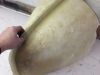 The nose mold with flanges