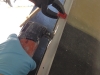 Using an angle to trim the sides perfectly straight