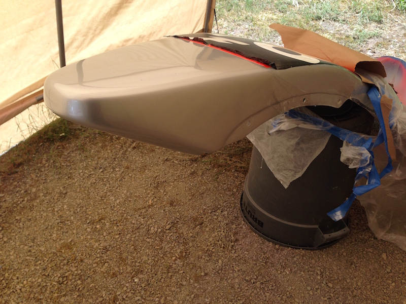I had some trouble with the transition on the nose from new paint to old paint